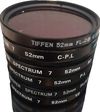 Lote de filtros de 52 mm para lentes de cámara ProMaster y Tiffen [6] con estuches  segunda mano  Embacar hacia Mexico