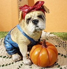 Bulldog dressed overalls for sale  Grass Valley