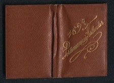 Portemonnaie kalender 1897 gebraucht kaufen  Berlin
