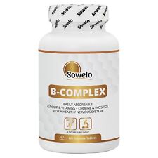 Comprimidos do complexo B de vitamina – Alta resistência, energia e suporte nervoso – Sowelo comprar usado  Enviando para Brazil