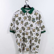 Camisa polo Sergio Tacchini golfe estampa total GG vintage anos 90 preppy streetwear comprar usado  Enviando para Brazil