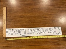 Adesivo adesivo original vintage 1990 Grateful Dead Spell Out Bones Window comprar usado  Enviando para Brazil