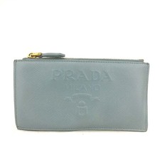 Carteira de couro PRADA Saffiano azul/2BG2573, usado comprar usado  Enviando para Brazil