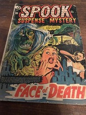 SPOOK #26 L.B. Quadrinhos COLE COVER Face Of Death 1953 comprar usado  Enviando para Brazil