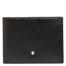 Carteira Montblanc Meisterstuck couro 6cc preta 198308 comprar usado  Enviando para Brazil