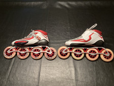 Patins de corrida masculinos em linha Rollerblade ProBlade 2006 - Tamanho 10.5 EUA estado muito bom  comprar usado  Enviando para Brazil