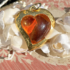 Pendentif vintage coeur d'occasion  Saâcy-sur-Marne