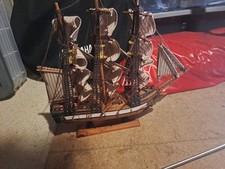 Wooden galleon model for sale  BARRY