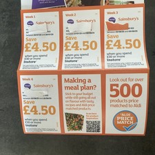 Sainsbury money vouchers for sale  LONDON
