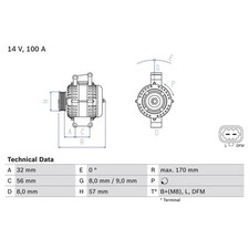 Bosch lichtmaschine pel gebraucht kaufen  Idar-Oberstein