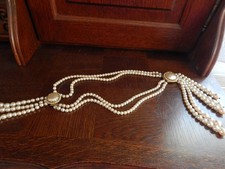 Collier perles artificielles d'occasion  Luxeuil-les-Bains