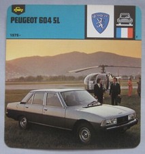 Peugeot 604 edito for sale  DARWEN