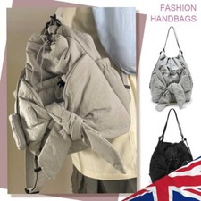 Mochila feminina mamãe maternidade grande capacidade arco cor sólida bolsa feminina externa comprar usado  Enviando para Brazil