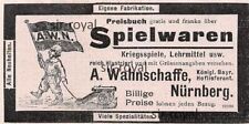 Spielwaren wahnschaffe nürnbe gebraucht kaufen  Deutschland