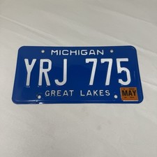Placa de licença, Michigan 2007 etiquetas passageiro YRJ 775 Great Lakes comprar usado  Enviando para Brazil