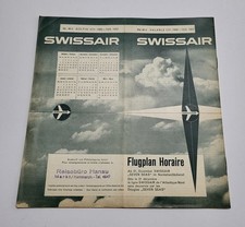 Swissair flugplan timetable gebraucht kaufen  St.Johann, Gau-Weinheim, Wallertheim