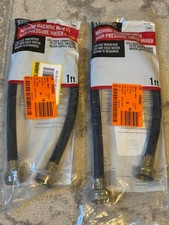 (2) Misturador de água de alta pressão para máquina de lavar Everbilt 1 pé 3/4” conexões de mangueira, usado comprar usado (2) Misturador de água de alta pressão para máquina de lavar Everbilt 1 pé 3/4” conexões de mangueira, usado comprar usado  Enviando para Brazil