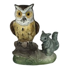 Ceramic owl squirrel for sale  Palmerton