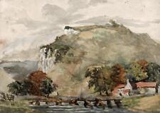 Antique watercolour painting for sale  UK