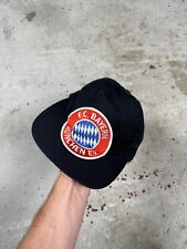 Vintage lata 90. Adidas x Bayern Monachium Czarna czapka Snapback na sprzedaż  PL