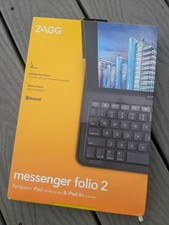 Teclado e capa ZAGG Messenger Folio 2 para iPad Air 3 e iPad 7º/8º/9º comprar usado  Enviando para Brazil