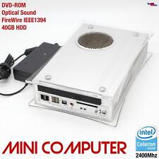 Usado, MICRO MINI COMPUTER CELERON 2400MHZ 40GB DVDROM WINDOWS 98 DOS OLD ALTE GAMES comprar usado  Enviando para Brazil