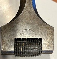 Numberall stamp wheel for sale  Dixfield
