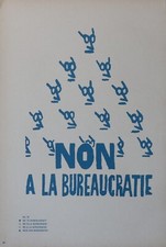 Affiche mai bureaucratie d'occasion Affiche mai bureaucratie d'occasion  Nantes-
