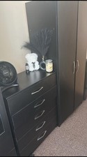 Black bedroom set for sale  MANCHESTER