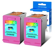 Cartucho de tinta recarregado 2PK 61XL cor CH564WN para HP Deskjet 2050 2540 3000 3050 comprar usado  Enviando para Brazil