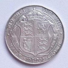 1902 half crown for sale  SUTTON-IN-ASHFIELD
