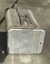 Usado, Freezer rígido antigo 18x10x8 inserção 1920s 1930s aço BANDEJA DE GELO slots 23lbs comprar usado  Enviando para Brazil