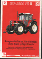 Explorer tractor brochure for sale  DRIFFIELD