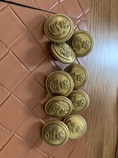 Qeii brass button for sale  LEEDS