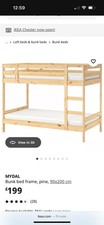 Ikea mydal bunk for sale Ikea mydal bunk for sale  NEW MALDEN