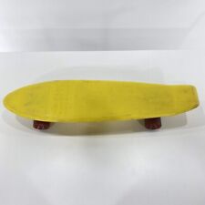 Antigo Skate Variflex Penny Vinyl Cruiser Anos 80 23" Amarelo Spellout Skate comprar usado  Enviando para Brazil