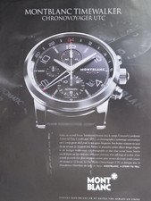Anúncio impresso vintage Mont-Blanc!! "Relógio de metal por pulseira de couro" comprar usado  Enviando para Brazil