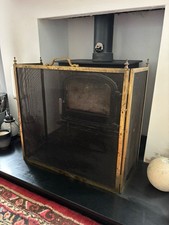 Folding brass fire for sale Folding brass fire for sale  ROMSEY