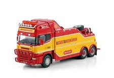Caminhão fundido WSI 1:50 Assistancekaren Scania R4 Topline Falkom 6x4 01-4578 NOVO, usado comprar usado  Enviando para Brazil