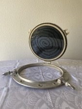 Janela vintage de alumínio para navio de vigia Delodur com flange - Fehrmann Alemanha comprar usado  Enviando para Brazil