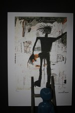 IBRAHIM B.=ENCONTRO ENTRE BASQUIAT E BANKSY=INSTALAÇÃO-LITOGRAFIA-BONECA comprar usado  Enviando para Brazil