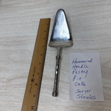 Servidor de pastelería con mango martillado utensilio para servir pastelería de acero inoxidable segunda mano  Embacar hacia Mexico