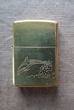 Zippo dauphin laiton d'occasion  Rognes