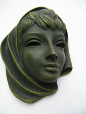 Achatit keramik wandmaske gebraucht kaufen  Flintbek