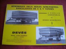 Brochure publicitaire remorque d'occasion  Aubigny-en-Artois