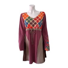 Boho ethno kleid gebraucht kaufen  Ergoldsbach