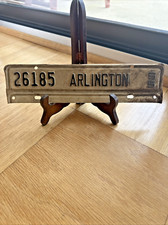 Vintage arlington license for sale  Arlington