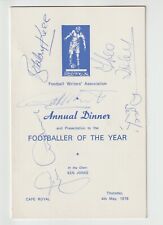 1978 football writers for sale  ABERYSTWYTH