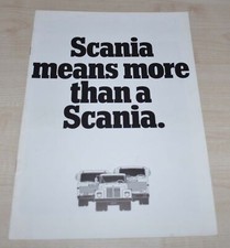 Folheto de perfil Scania Truck Company Prospekt ENG comprar usado  Enviando para Brazil