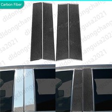 4 peças capa de painel exterior de fibra de carbono real pilar B para Dodge Avenger 2008-2014 comprar usado  Enviando para Brazil